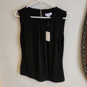 Calvin Klein Black Sleeveless Blouse